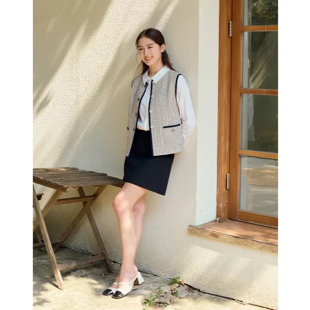 【perng yuh 芃諭名品】秋日篇章 袋飾 A字短裙(2025 AW Collection|4C秋冬形象系列)
