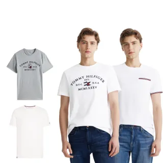 【TOMMY HILFIGER】官方旗艦館 男士精選短袖T恤 多款任選