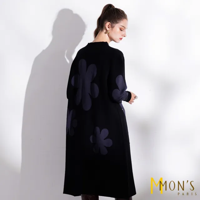 【MON’S】大花鉚釘個性針織洋裝(直)