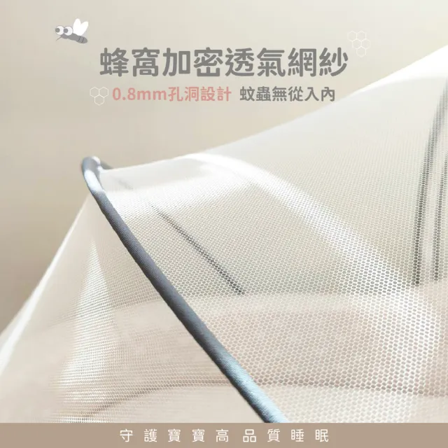 【Youbi】折疊式攜帶床中床 贈全罩蚊帳(嬰兒床中床 新生兒睡窩 多功能床中床 防壓嬰兒床)