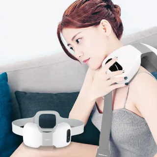 【KINYO】無線4D肩頸按摩帶(聖誕禮物 交換禮物 聖誕節 IAM-2701)