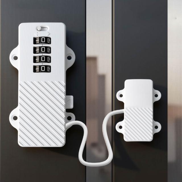 【Homeco】免打孔加厚安全門鎖 嬰兒防開安全鎖 通用防盜卡扣(兒童鎖 窗戶鎖 窗戶安全定位鎖 窗戶輔助鎖)