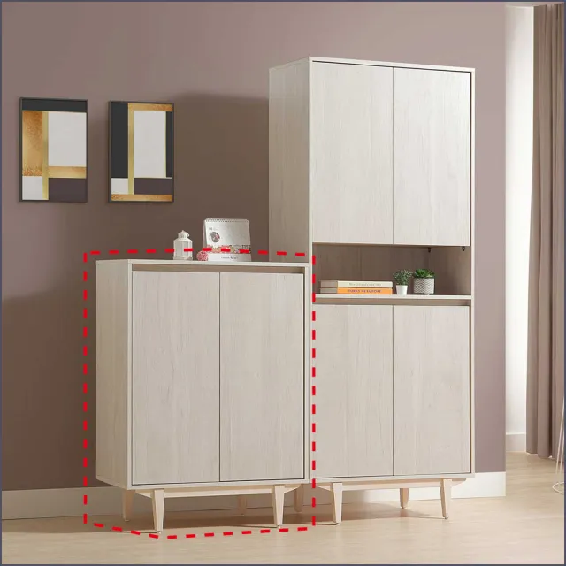 【麗得傢居】菲洵2.7x3.7尺鞋櫃 收納鞋櫃(台灣製)