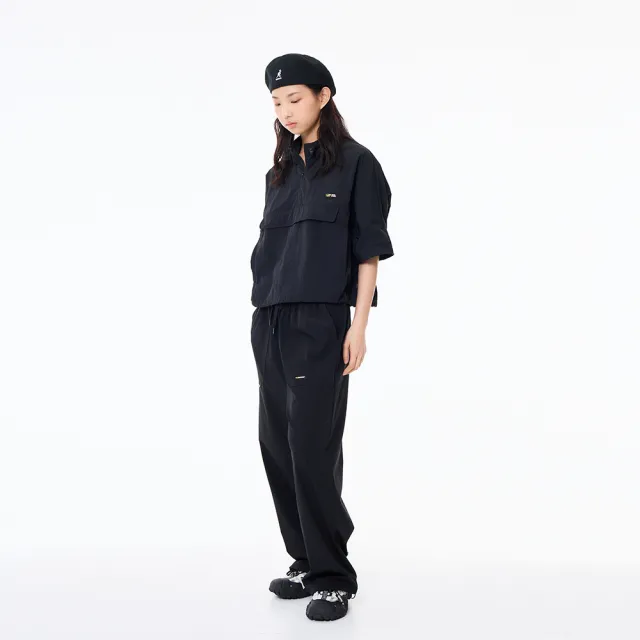 【5th STREET】雙11 女裝 工裝褲 工作褲 寬褲 黑色(967084)