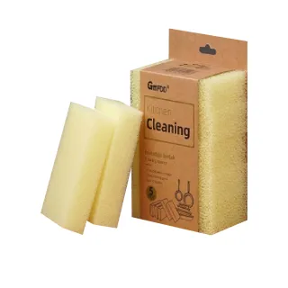 【CLEAN 克林】天然絲瓜海綿 5入組(不傷不沾鍋 塗層鍋具適用 雙面清潔 洗碗刷 菜瓜布 海棉 洗碗海綿)