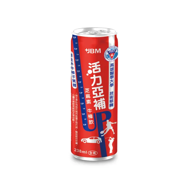 【Q-Life 享活】JBM喬本生醫 活力亞補 芝麻素牛樟飲 238mlx48罐(牛磺酸 人蔘 芝麻素 紅景天 B群)