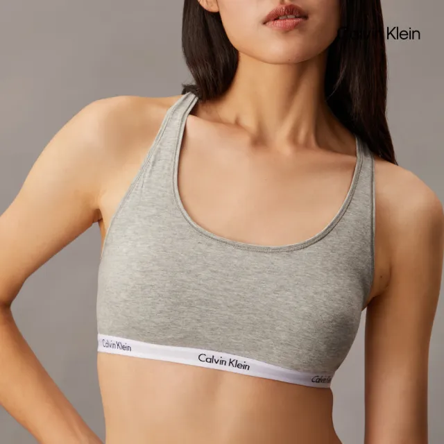 【CALVIN KLEIN】官方旗艦館 CK Carousel 薄墊輕盈胸圍_灰色