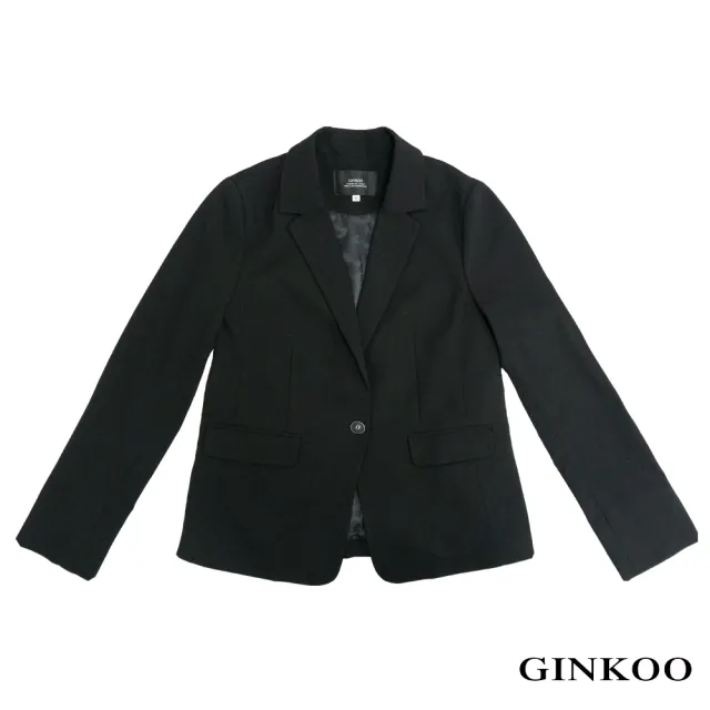 【GINKOO 俊克】袖開衩反摺西裝外套