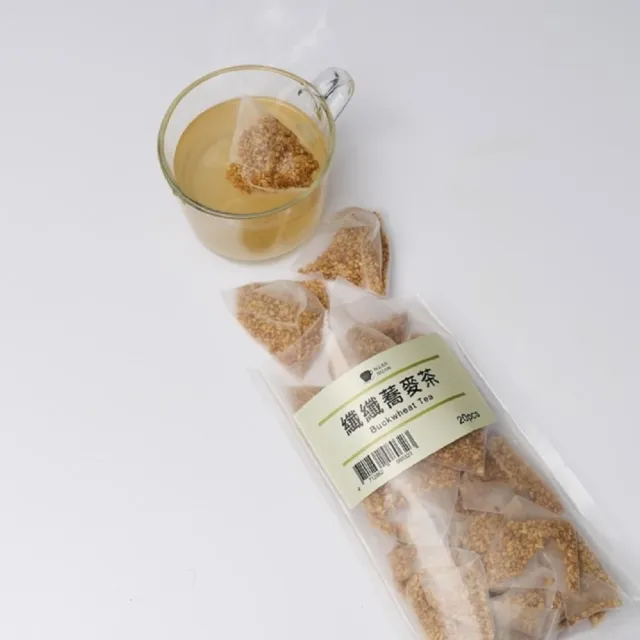 【暖暖純手作】纖纖蕎麥茶 20入(蕎麥茶 玄米茶 麥茶 冷泡茶 冷泡 茶包 台灣蕎麥 烘焙蕎麥 蕎麥)雙11