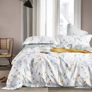 【Green 綠的寢飾】100%萊賽爾天絲四件式兩用被床包組(單人/雙人/加大/特大/40支/多款任選)