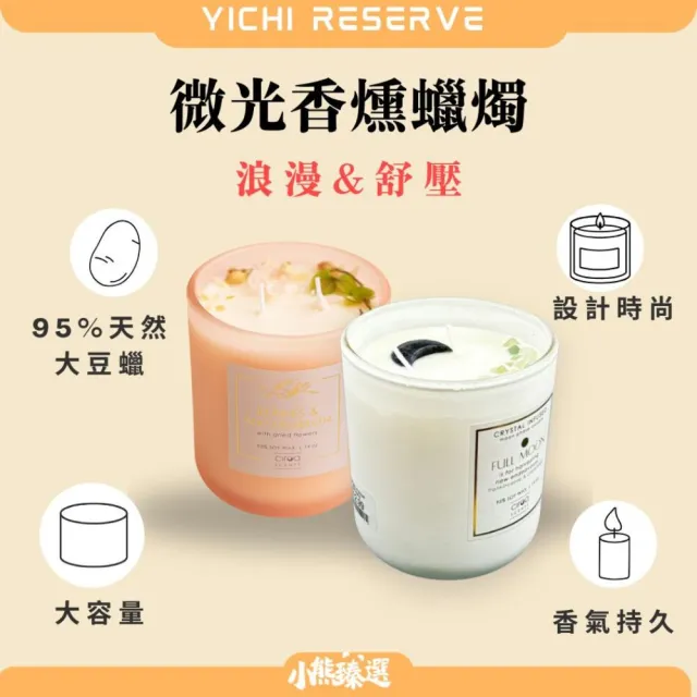 【依琦匠子】微光香燻蠟燭 粉(蠟燭)