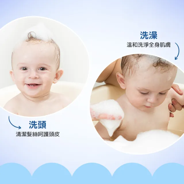 【BZU BZU】嬰兒洗髮沐浴露 600ml*3入(舒緩香/燕麥牛奶/棉花籽香草 任選)