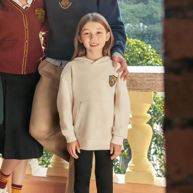 【GIORDANO 佐丹奴】童裝哈利波特授權長袖連帽上衣 Harry Potter系列(02 奶白)