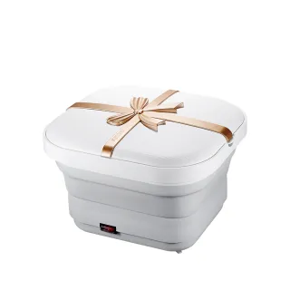 【KINYO】美型氣泡按摩摺疊足浴機 泡腳機(ABF-135)