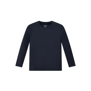 【GIORDANO 佐丹奴】童裝圓領極暖衣 G-WARMER系列(26 標誌海軍藍)