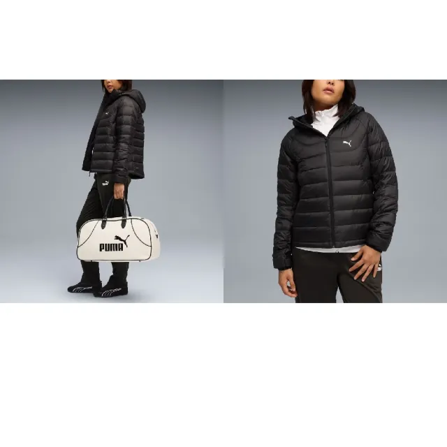 【PUMA】羽絨外套 Packlite Hooded Down 黑 女款 連帽 鴨絨 保暖(685234-01)