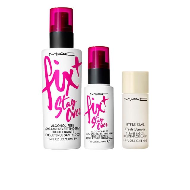 【M.A.C】FIX+超持妝零暗沉水噴霧家族組(FIX+超持妝零暗沉定妝噴霧100ml+30ml)