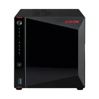 【ASUSTOR 華芸】搭希捷IronWolf 8TBx2★AS5404T 4Bay NAS 網路儲存伺服器