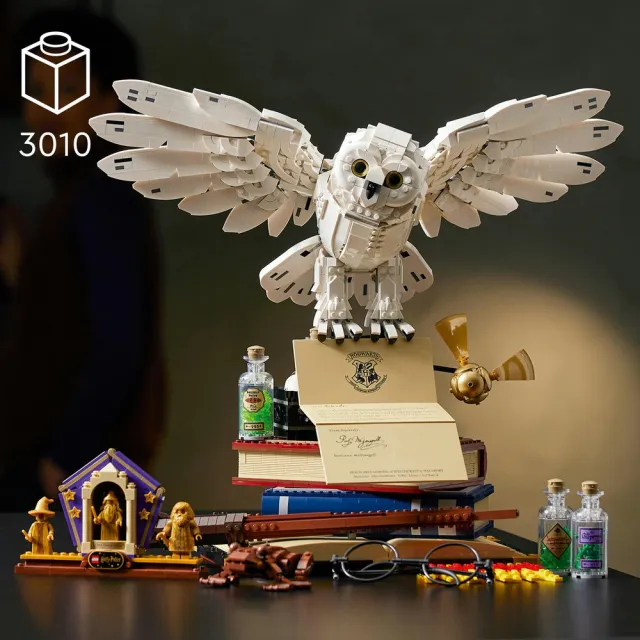 【LEGO 樂高】哈利波特系列 76391 Hogwarts Icons - Collectors Edition(霍格華茲 嘿美 禮物 居家擺設)