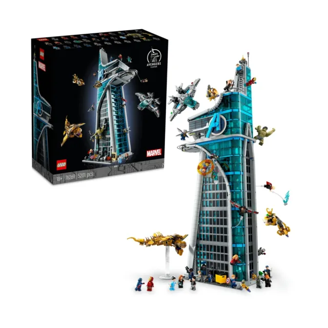 【LEGO 樂高】漫威超級英雄系列 76269 復仇者大樓(Avengers Tower 復仇者聯盟 鋼鐵人 美國隊長 索爾)