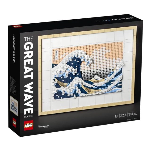 【LEGO 樂高】Art 31208 葛飾北齋－神奈川沖浪裏(浮世繪 日本富士山 居家擺設 掛畫 禮物)