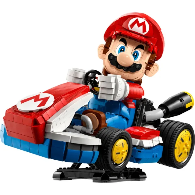 【LEGO 樂高】超級瑪利歐系列 72037 瑪利歐賽車: 瑪利歐＆標準車(瑪利歐賽車 汽車模型 賽車玩具 積木)