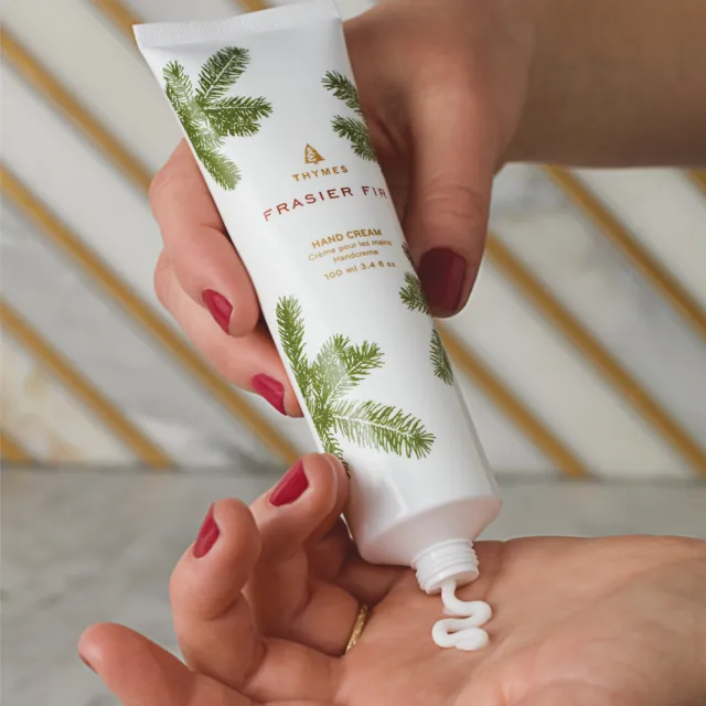 【草本24】THYMES 冷杉新綠護手霜 100g(瞬間補水/添加蘆薈萃取/美國原裝/母親節禮物)