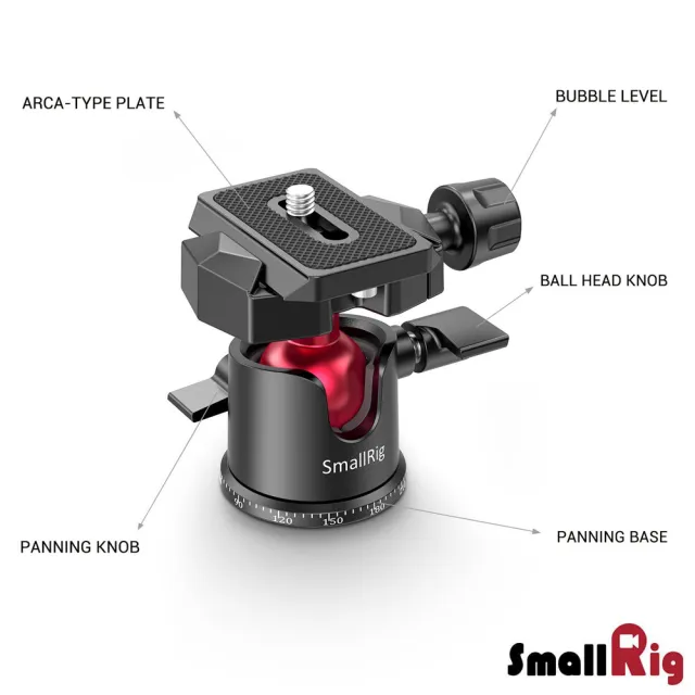 【SmallRig 斯莫格】2664 桌面三腳架 腳架 迷你三腳架 直播手持自拍Vlog/手機 單反 微單 適用(公司貨)