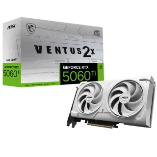 【MSI 微星】GeForce RTX 5060 Ti 16G VENTUS 2X OC WHITE PLUS 顯示卡