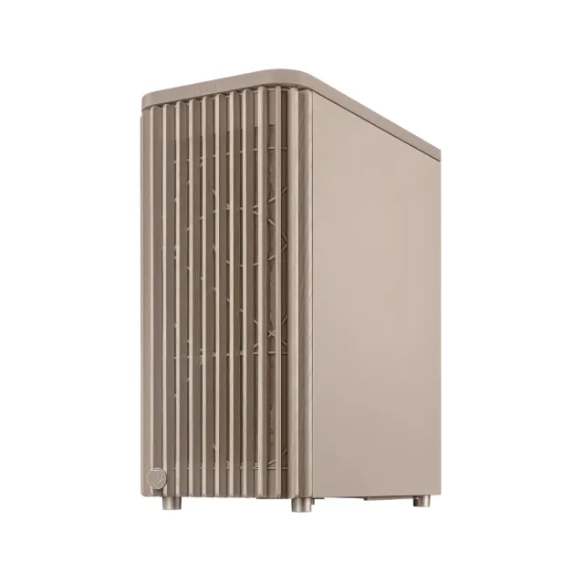 【ASUS 華碩】ProArt PA401 木質透側版 燕麥色 電腦機殼(PA401-WOOD-TG-BEIGE)