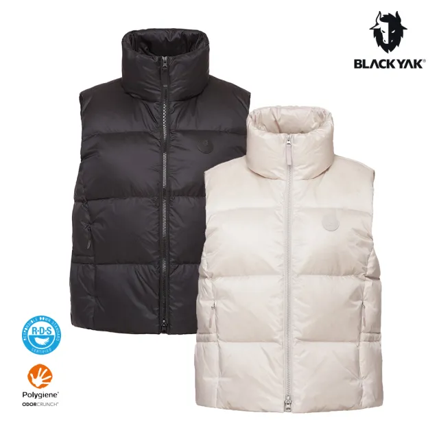 【BLACKYAK】女 QUILTED羽絨背心[二色可選]BYEB2WV301(立領背心 POLYGIENE 抑菌機能 女背心)