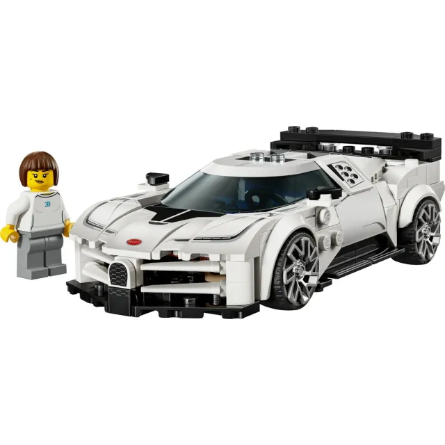 【LEGO 樂高】極速賽車系列 77240 Bugatti Centodieci 極致超跑(布加迪 居家擺設 跑車模型 積木)