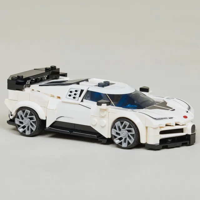 【LEGO 樂高】極速賽車系列 77240 Bugatti Centodieci 極致超跑(布加迪 居家擺設 跑車模型 積木)