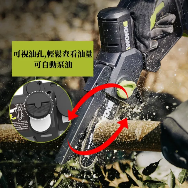 【WORX 威克士】20V 12cm 無刷鋰電迷你小型電鋸 空機(WD331.9)