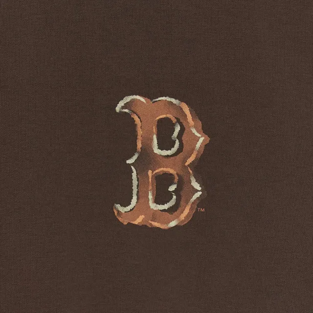 【MLB】背後大Logo長袖大學T 波士頓紅襪隊(3AMTB3254-43BRS)