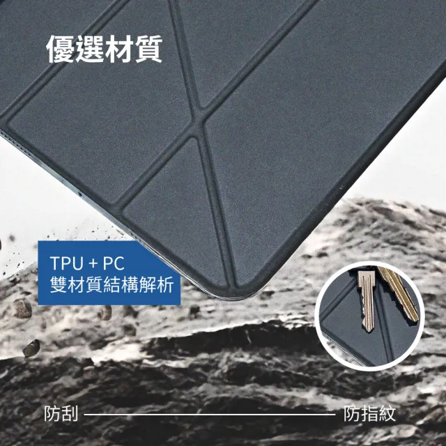【eiP】可拆式 晶透lite iPad保護殼(適用 Apple iPad 10/ 11/ Air5.6.7 M2 M3/ Air 11吋)