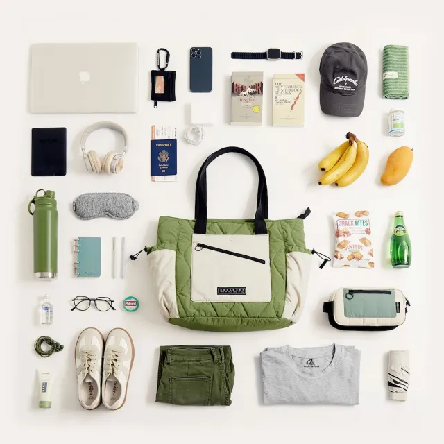 【BAGSMART】大容量防潑水機能後背包/手提包(托特包 登機 登山包)