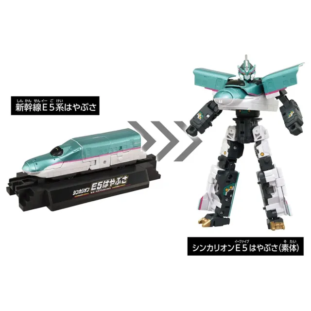 【TAKARA TOMY】PLARAIL鐵道王國 新幹線變形機器人 E5 Hayabusa 10th Anniversary