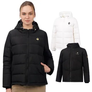 【LE COQ SPORTIF 公雞】防潑水潮流生活羽絨外套 男女款-2色-LOS61891_LOS62891