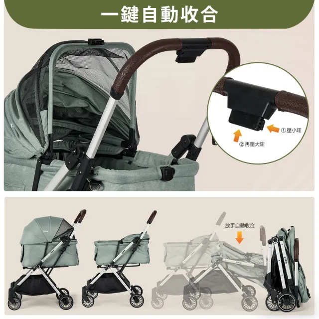 【JoPet】秒收寵物推車(極方便、鋁合金、瞬收)