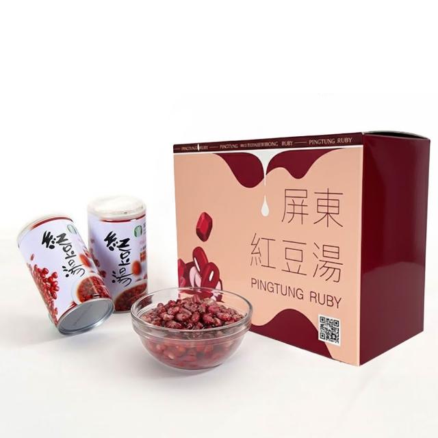 【農會】屏東縣農會 屏農紅豆湯禮盒X1盒(320gX12瓶/盒) 伴手禮