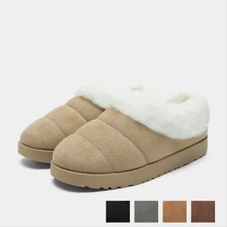 【Paperplanes】韓國空運。懶人穿著鋪毛 包鞋 造型縫線/大尺碼(7-1592現貨)