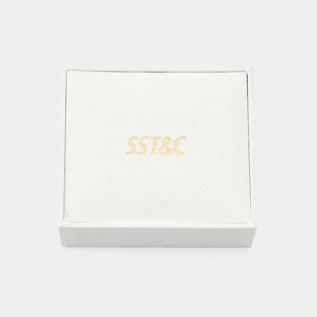 【SST&C】男女同款 雕刻線條銀色領帶夾-825213291021(換季55折)