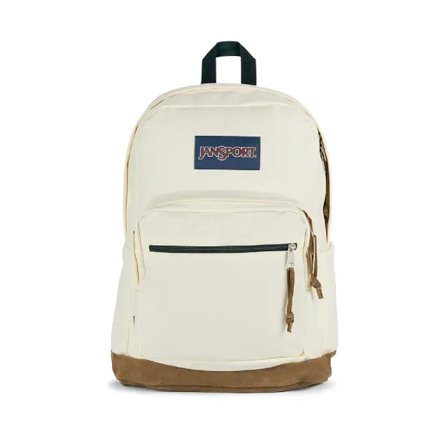 【JANSPORT】後背包 Right Pack 椰奶白 28L 15吋筆電包 電腦包 書包 Cordura(JS0A4QVA7S1)