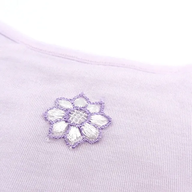 【annypepe】成長內衣 短版肩帶型 縲縈Rayon-紫140-165(成長型內衣 少女內衣)