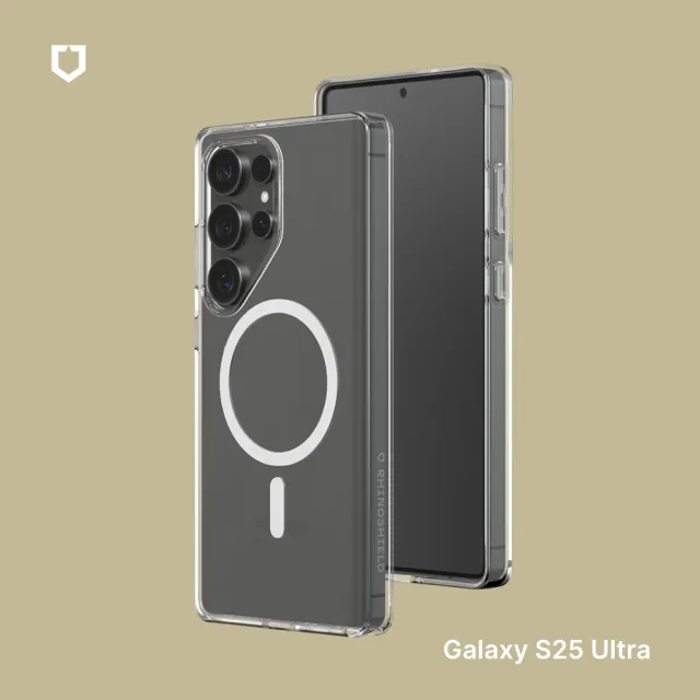 【RHINOSHIELD 犀牛盾】Samsung Galaxy S25/S25+/S25 Ultra Clear MagSafe兼容磁吸透明手機殼
