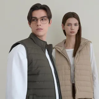 【GIORDANO 佐丹奴】男女裝 輕暖系列 內刷毛背心 舖棉立領背心(多色任選)