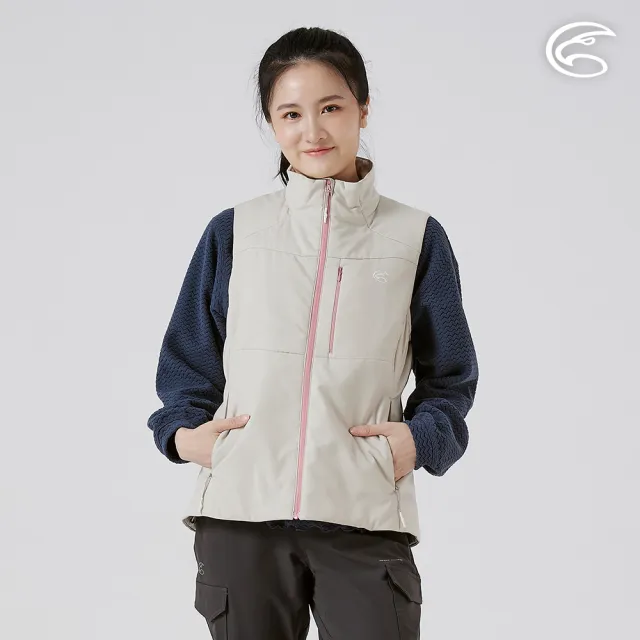 【ADISI】女SMAWARM海洋溫控撥水背心 AV2521072 黃米卡(防潑水 蚵技棉 抗風 保暖背心)