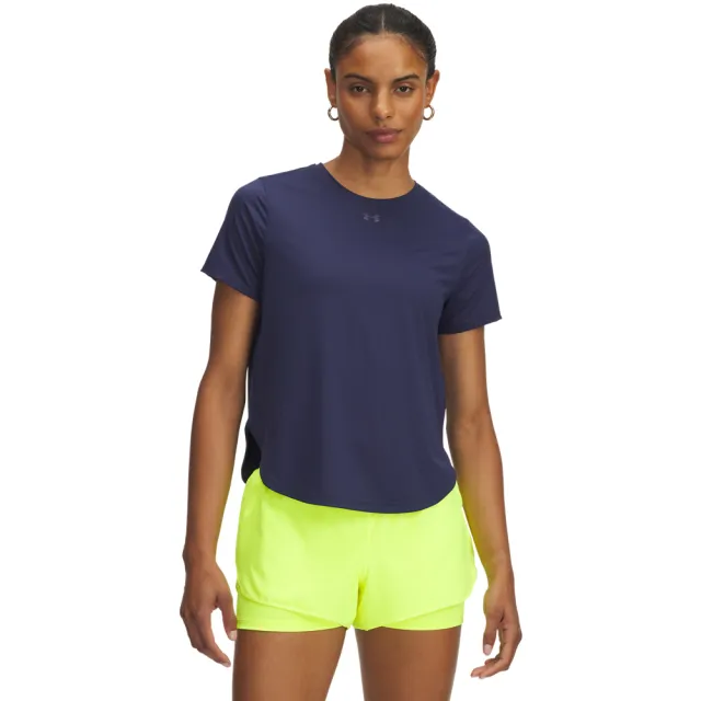 【UNDER ARMOUR】UA 女 Launch Elite 短袖T-Shirt_1389564-403(藍色)