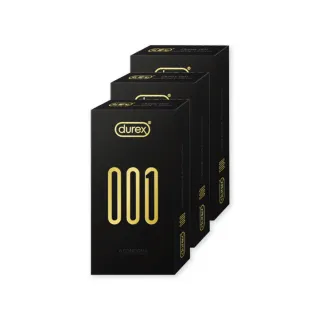 【Durex 杜蕾斯】001水性PU衛生套標準裝6入*3盒(共18入 保險套/衛生套/避孕套/安全套/避孕)